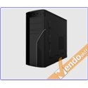 CASE ATX COMPUTER CABINET PC TOWER METALLO PLASTICA NERO CON ALIMENTATORE 500W