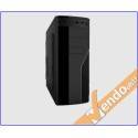 CASE ATX COMPUTER CABINET PC TOWER METALLO PLASTICA NERO CON ALIMENTATORE 500W