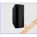 CASE ATX COMPUTER CABINET PC TOWER METALLO PLASTICA NERO CON ALIMENTATORE 500W