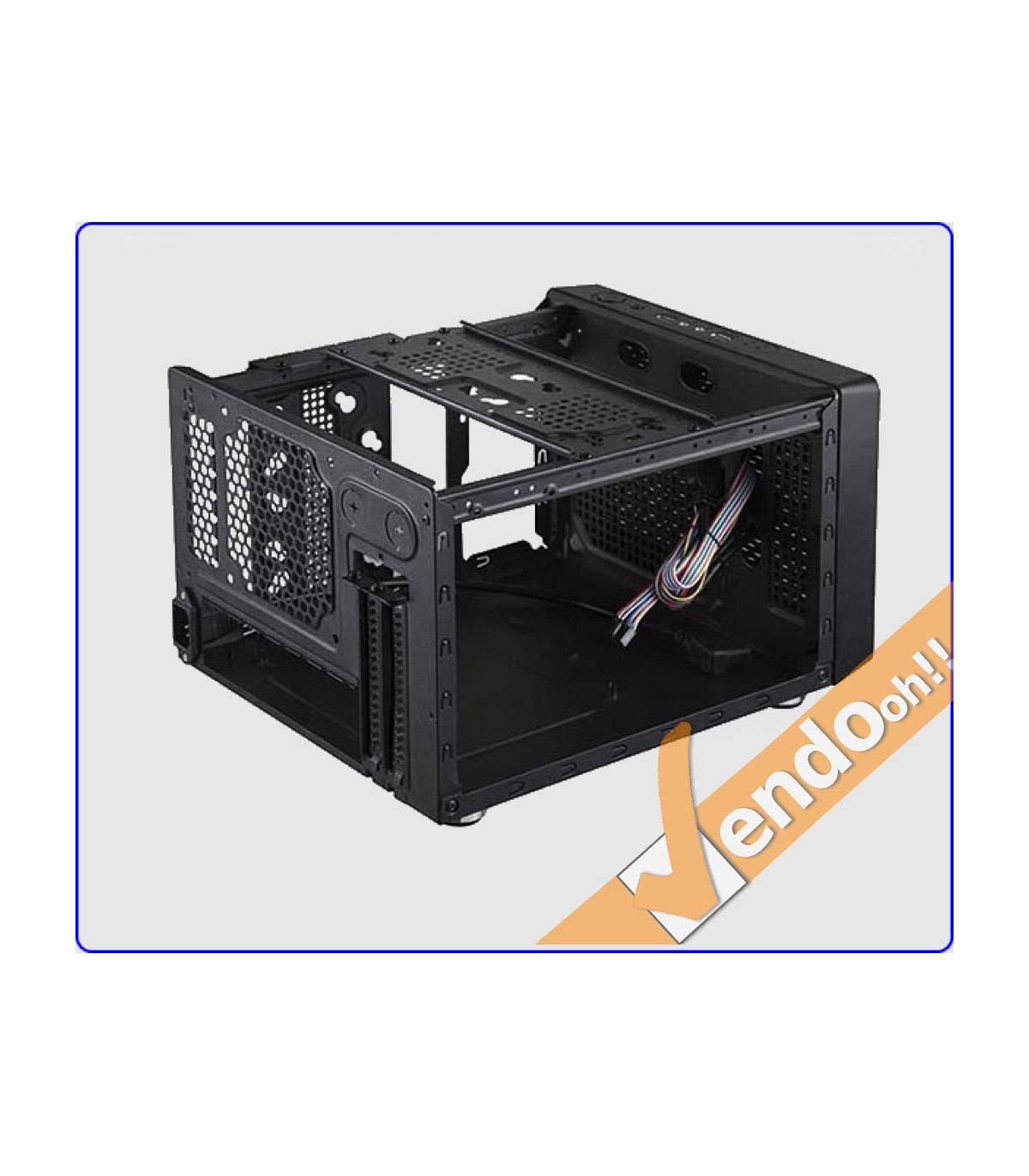 CASE ATX COMPUTER CABINET PC TOWER METALLO PLASTICA NERO CON ALIMENTATORE 500W