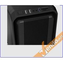 CASE ATX COMPUTER CABINET PC TOWER METALLO PLASTICA NERO CON ALIMENTATORE 650W