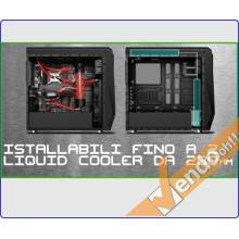 CASE ATX COMPUTER CABINET PC TOWER METALLO PLASTICA NERO CON ALIMENTATORE 650W