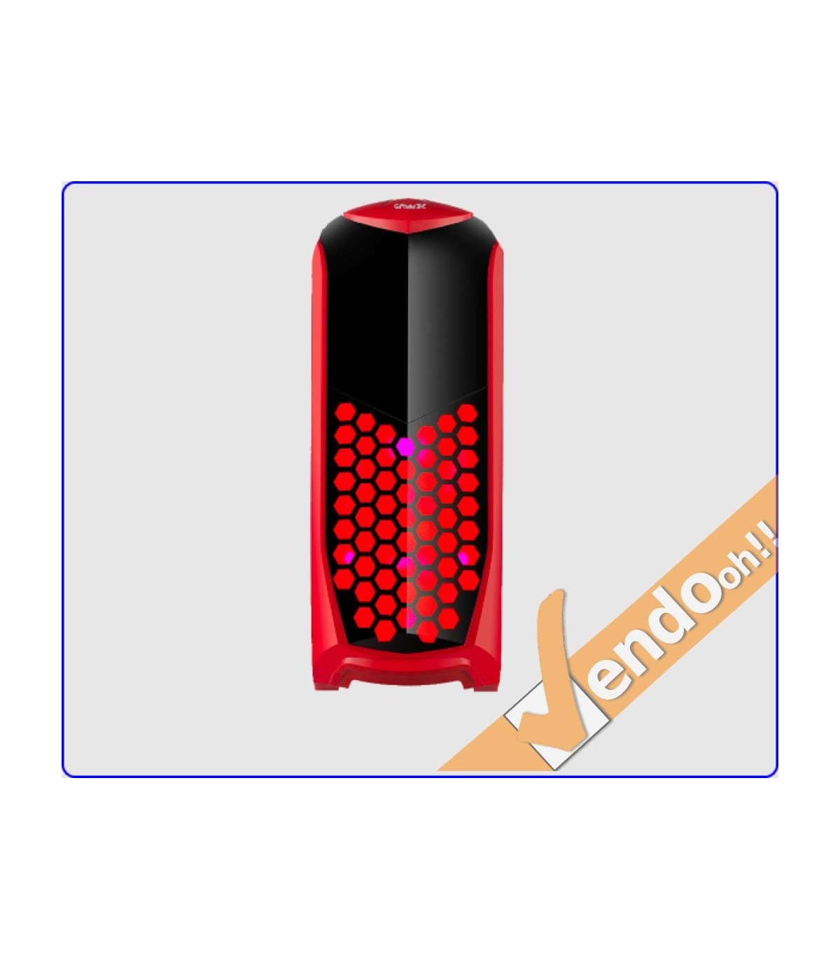 CASE ATX COMPUTER CABINET PC TOWER METALLO PLASTICA NERO CON ALIMENTATORE 500W