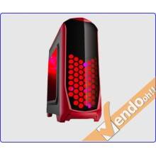 CASE ATX COMPUTER CABINET PC TOWER METALLO PLASTICA NERO CON ALIMENTATORE 500W