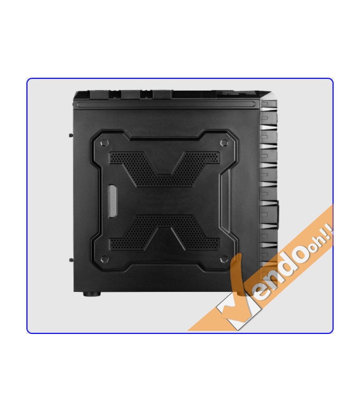 CASE ATX COMPUTER CABINET PC TOWER METALLO PLASTICA NERO CON ALIMENTATORE 500W
