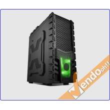 CASE ATX COMPUTER CABINET PC TOWER METALLO PLASTICA NERO CON ALIMENTATORE 500W