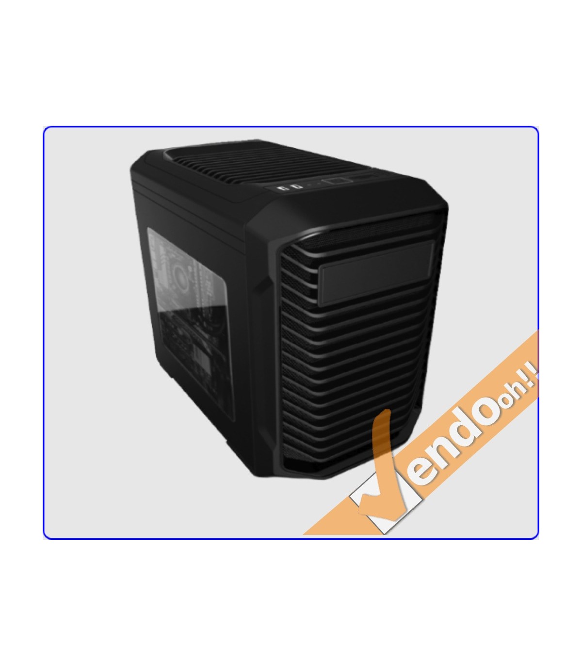 CASE MICRO ATX COMPUTER CABINET PC BIG CUBE ALLOGGI SSD BASCULANTI USB3.0 2.0