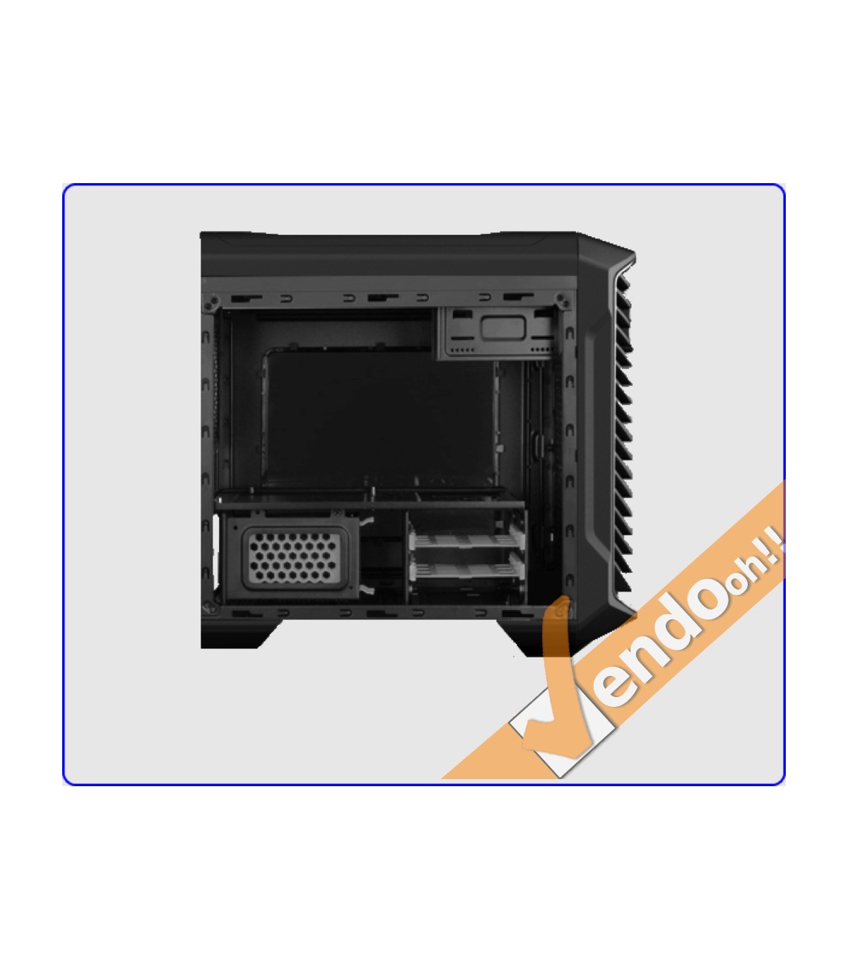 CASE MICRO ATX COMPUTER CABINET PC BIG CUBE ALLOGGI SSD BASCULANTI USB3.0 2.0