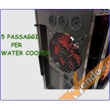 CASE ATX XL COMPUTER SERVER CABINET PC FULL TOWER PER LIQUID COOLER LUCE ROSSA