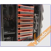 CASE ATX XL COMPUTER SERVER CABINET PC FULL TOWER PER LIQUID COOLER LUCE ROSSA