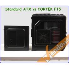 CASE ATX XL COMPUTER SERVER CABINET PC FULL TOWER PER LIQUID COOLER LUCE ROSSA