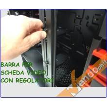 CASE ATX XL COMPUTER SERVER CABINET PC FULL TOWER PER LIQUID COOLER LUCE ROSSA