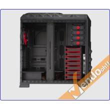 CASE ATX XL COMPUTER SERVER CABINET PC FULL TOWER PER LIQUID COOLER LUCE ROSSA