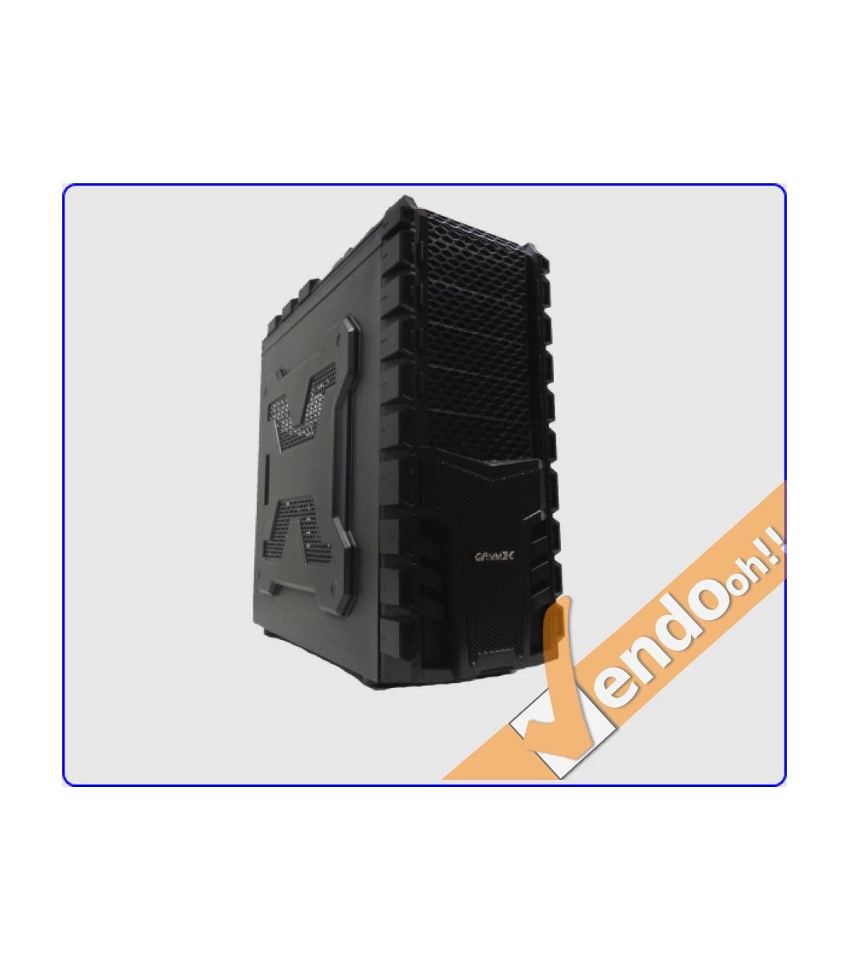 CASE ATX TOWER COMPUTER CABINET PC GAMING GAMER GAME ANTI SHOCK PER COOLER