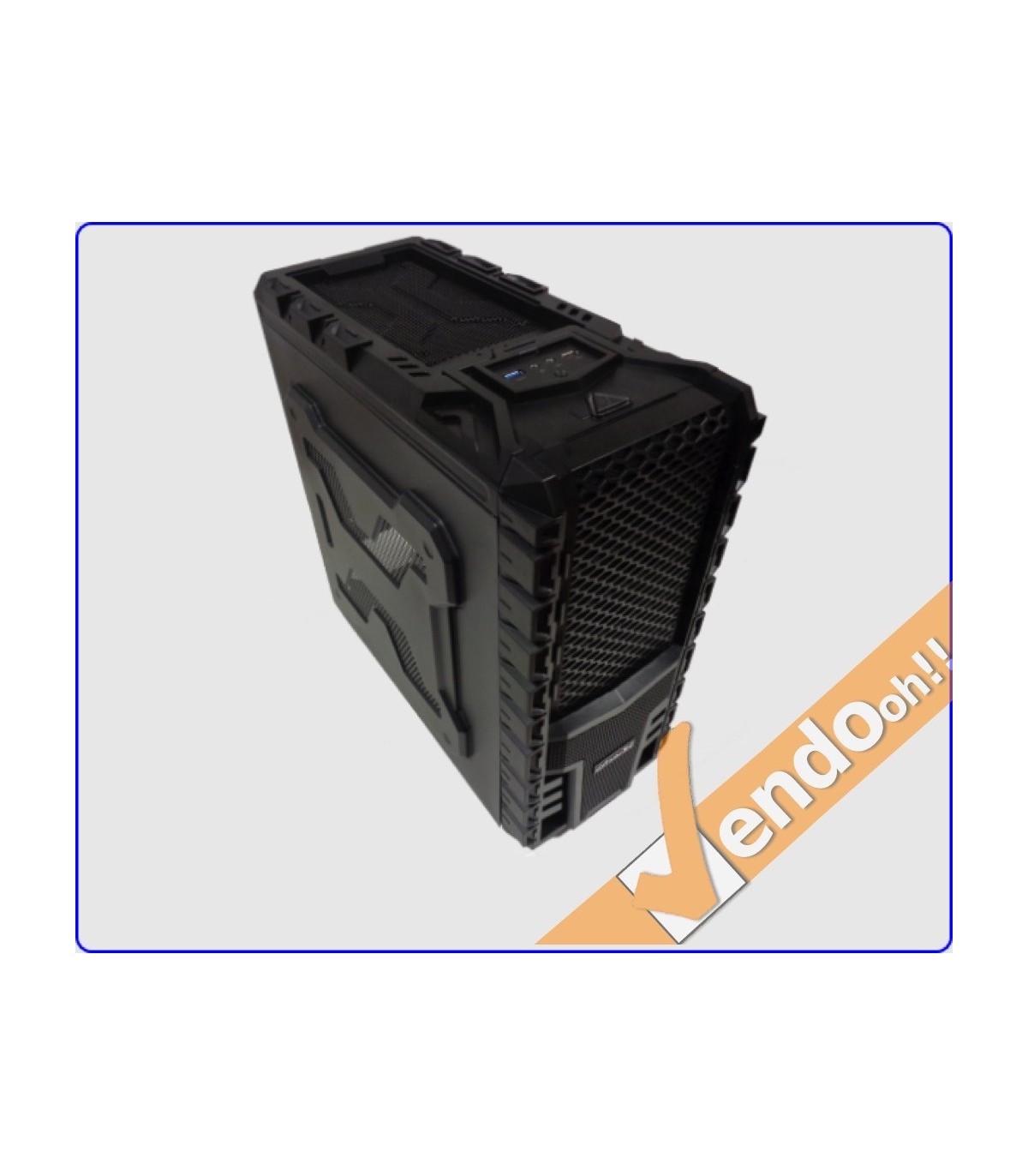 CASE ATX TOWER COMPUTER CABINET PC GAMING GAMER GAME ANTI SHOCK PER COOLER