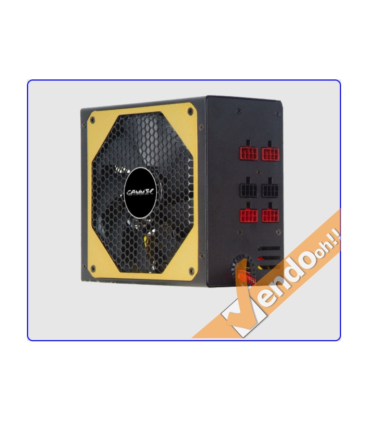 ALIMENTATORE NERO COMPUTER PC 1000W WATT 20 + 4 PIN P4+P4 3 MOLEX 6 SATA 4 PCI-E