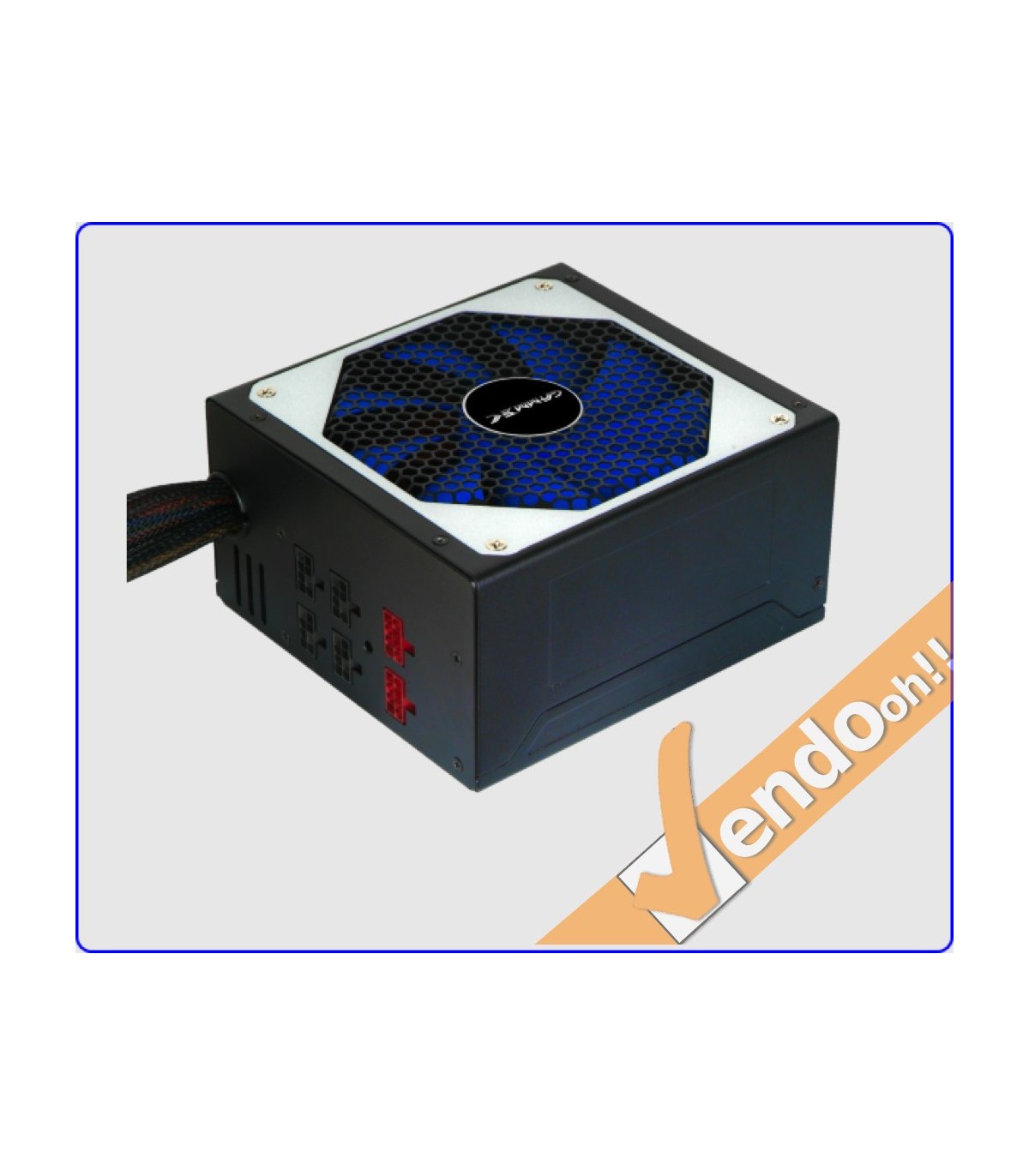 ALIMENTATORE NERO COMPUTER PC 750W WATT 20 + 4 PIN P4+P4 3 MOLEX 6 SATA 2 PCI-E