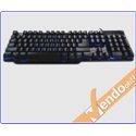 TASTIERA TASTI ESPOSTI USB GAMING ILLUMINATAI MECHANICAL-LIKE MULTIMEDIALE ITA