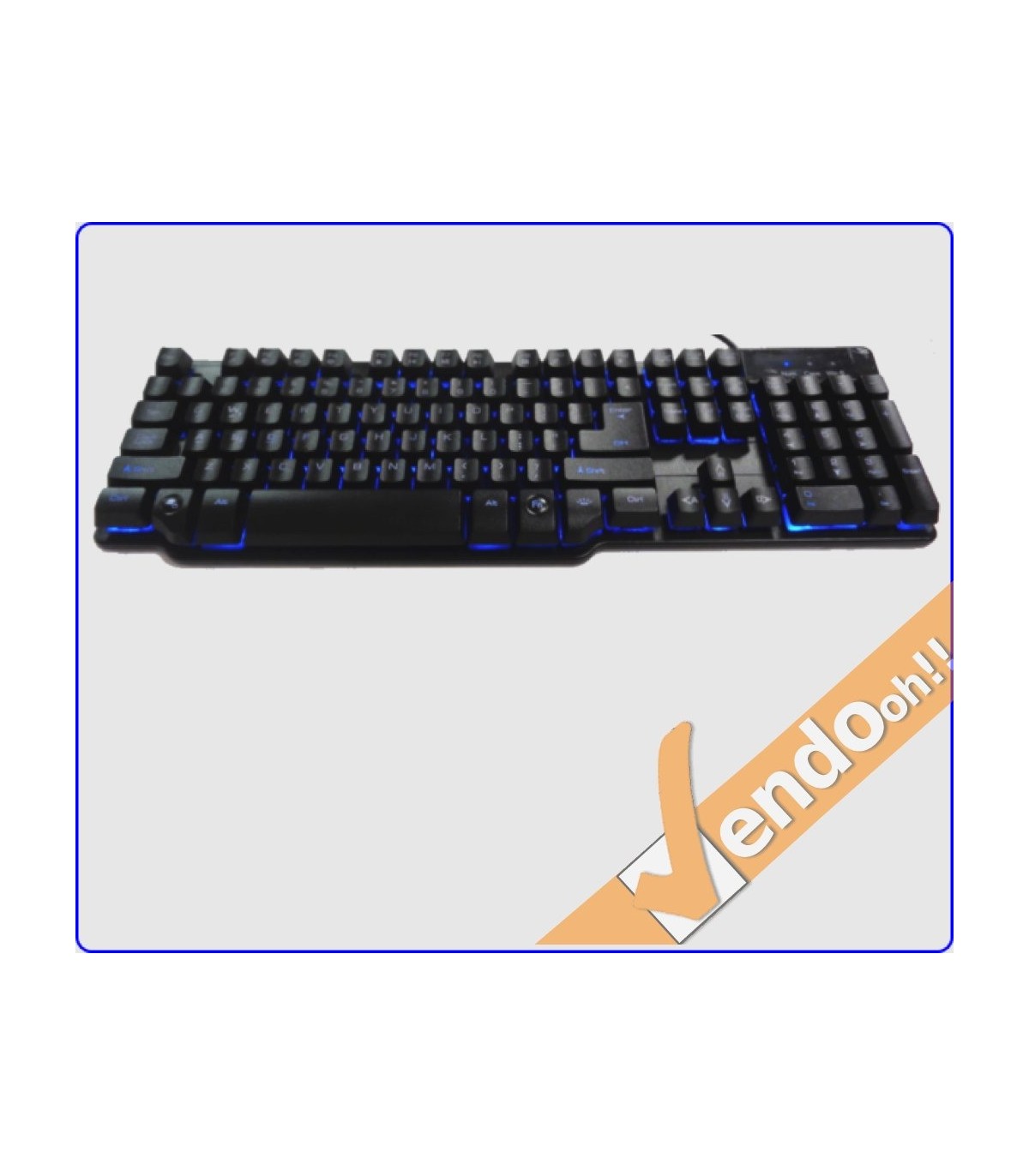 TASTIERA TASTI ESPOSTI USB GAMING ILLUMINATAI MECHANICAL-LIKE MULTIMEDIALE ITA