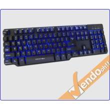 TASTIERA TASTI ESPOSTI USB GAMING ILLUMINATAI MECHANICAL-LIKE MULTIMEDIALE ITA