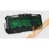 TASTIERA USB GAMING RETRO ILLUMINATA MULTIMEDIALE MACRO PROGRAMMABILE ITALIANA