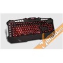 TASTIERA USB GAMING RETRO ILLUMINATA MULTIMEDIALE MACRO PROGRAMMABILE ITALIANA