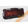 TASTIERA USB GAMING RETRO ILLUMINATA MULTIMEDIALE MACRO PROGRAMMABILE ITALIANA