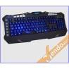 TASTIERA USB GAMING RETRO ILLUMINATA MULTIMEDIALE MACRO PROGRAMMABILE ITALIANA