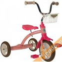 TRICICLO VINTAGE METALLO E CESTINO BAMBINO BAMBINA BAMBINI BIMBO BIMBI 2-5 ANNI
