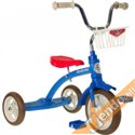 TRICICLO VINTAGE METALLO E CESTINO BAMBINO BAMBINA BAMBINI BIMBO BIMBI 2-5 ANNI