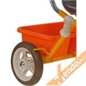 TRICICLO METALLO CON MANICO BAMBINO BAMBINA BAMBINI BIMBO BIMBI PASSENGER