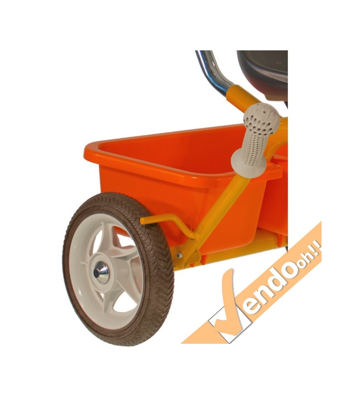 TRICICLO METALLO CON MANICO BAMBINO BAMBINA BAMBINI BIMBO BIMBI PASSENGER