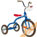 TRICICLO AMERICANO RUOTA GRANDE E CESTINO IN METALLO BAMBINI BIMBO BIMBI +2 ANNI