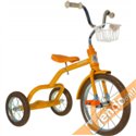 TRICICLO AMERICANO RUOTA GRANDE E CESTINO IN METALLO BAMBINI BIMBO BIMBI +2 ANNI