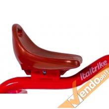 TRICICLO IN METALLO CON CASSETTA POSTERIORE TRASPORTO COSE BAMBINI BIMBO BIMBI