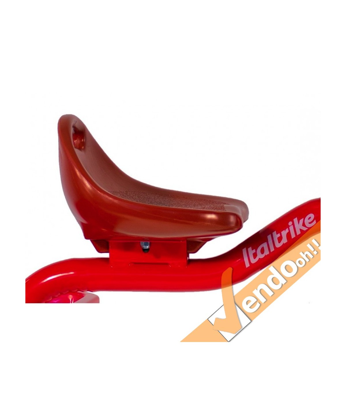 TRICICLO IN METALLO CON CASSETTA POSTERIORE TRASPORTO COSE BAMBINI BIMBO BIMBI