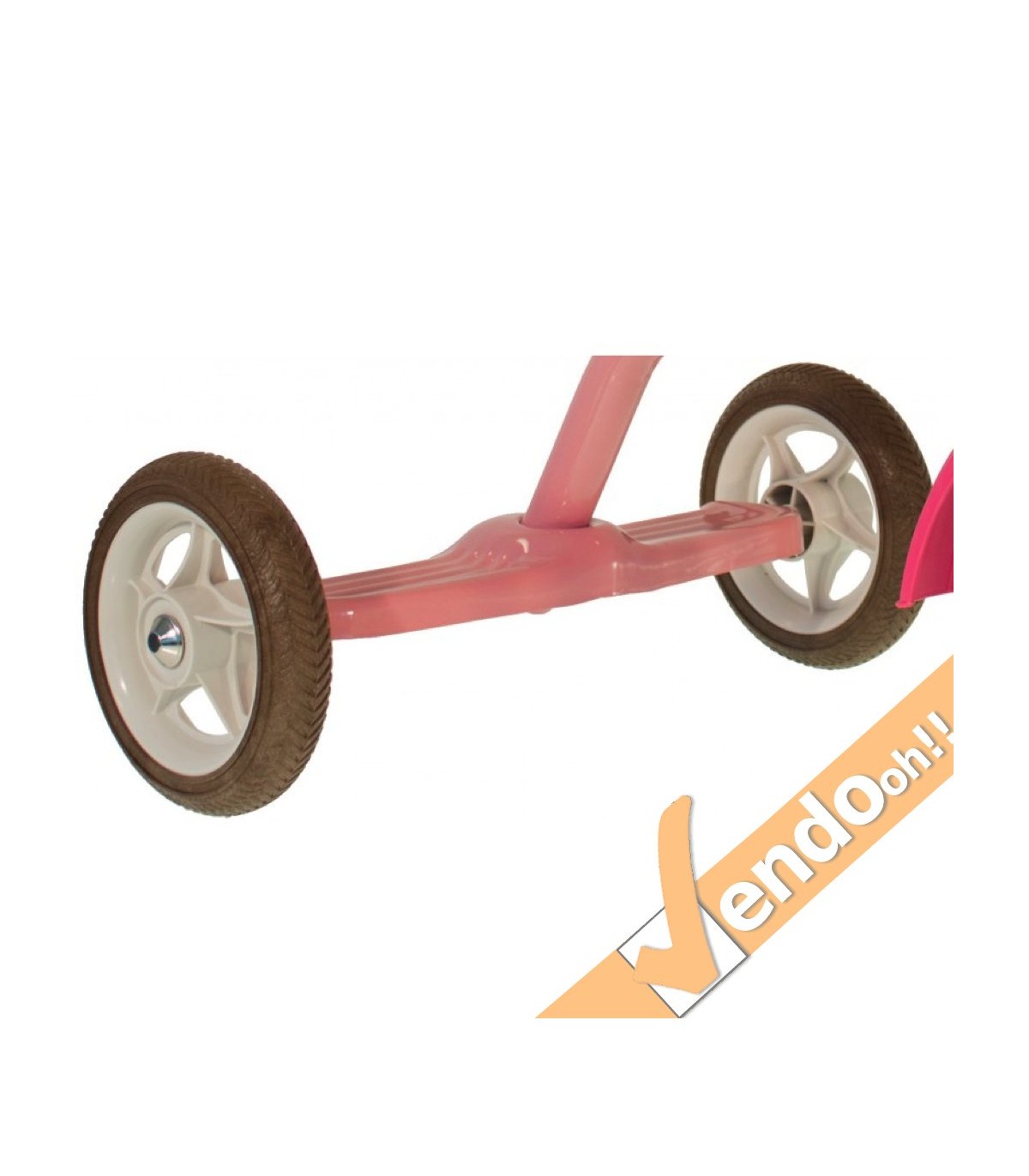 TRICICLO METALLO CLASSICO PEDANA POSTERIORE BAMBINO BAMBINA BAMBINI BIMBO BIMBI