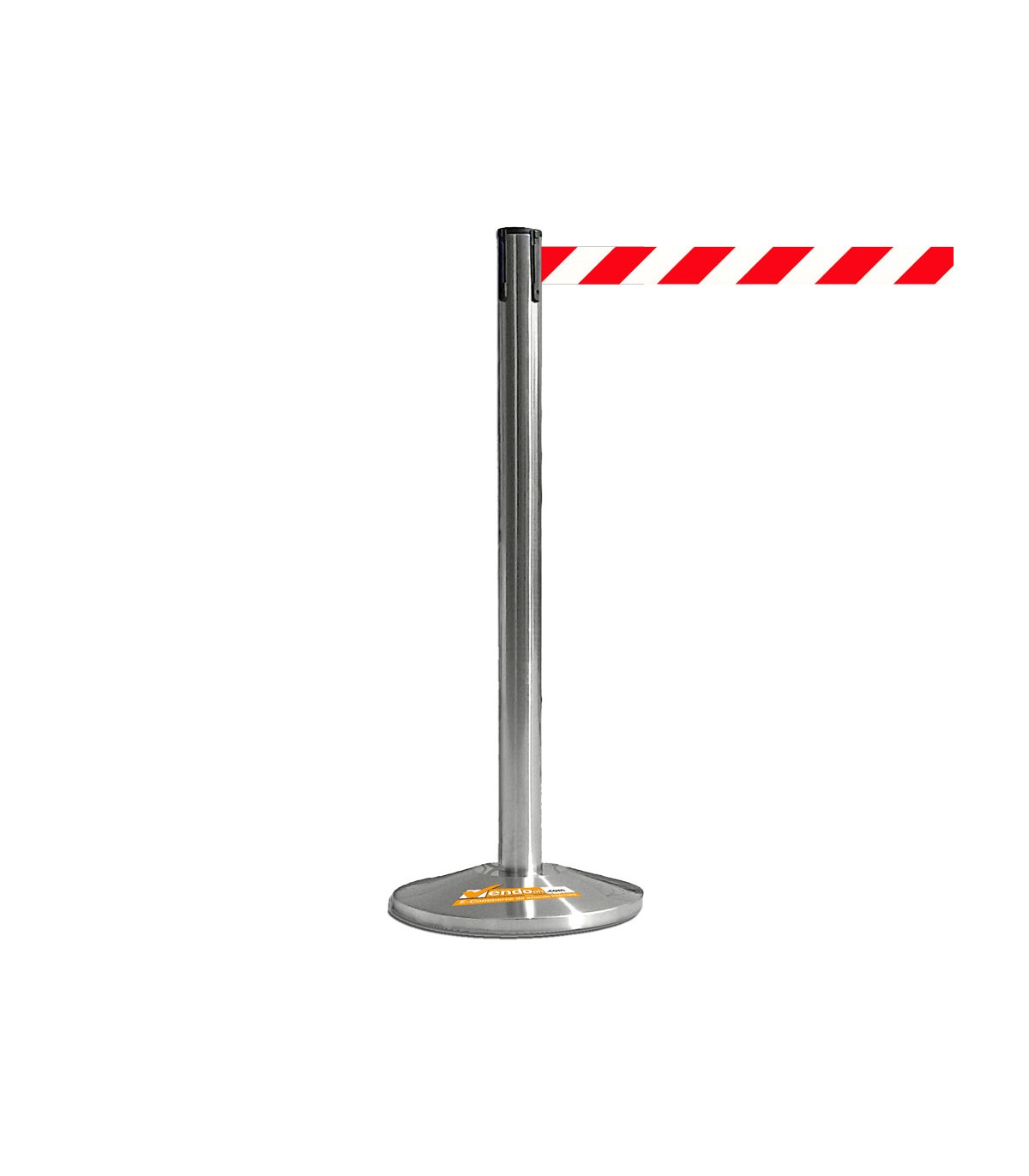 COLONNA COLONNINA A NASTRO TEATRO RECEPTION HOTEL SEGNA PERCORSO DELIMITA AREA COLORE BIANCO ROSSO