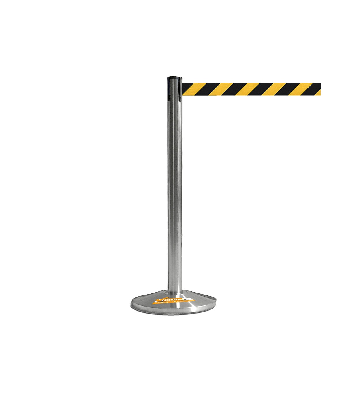 COLONNA COLONNINA A NASTRO TEATRO RECEPTION HOTEL SEGNA PERCORSO DELIMITA AREA COLORE GIALLO NERO