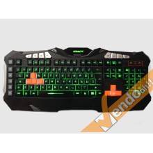 TASTIERA USB GAMING RETRO ILLUMINATA MULTIMEDIALE MACRO PROGRAMMABILE ITALIANA