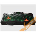 TASTIERA USB GAMING RETRO ILLUMINATA MULTIMEDIALE MACRO PROGRAMMABILE ITALIANA