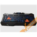 TASTIERA USB GAMING RETRO ILLUMINATA MULTIMEDIALE MACRO PROGRAMMABILE ITALIANA
