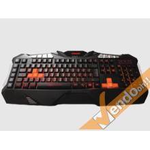 TASTIERA USB GAMING RETRO ILLUMINATA MULTIMEDIALE MACRO PROGRAMMABILE ITALIANA