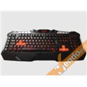 TASTIERA USB GAMING RETRO ILLUMINATA MULTIMEDIALE MACRO PROGRAMMABILE ITALIANA