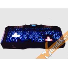 TASTIERA USB GAMING RETRO ILLUMINATA MULTIMEDIALE MACRO PROGRAMMABILE ITALIANA