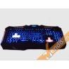 TASTIERA USB GAMING RETRO ILLUMINATA MULTIMEDIALE MACRO PROGRAMMABILE ITALIANA