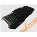 TASTIERA USB GAMING RETRO ILLUMINATA MULTIMEDIALE MACRO PROGRAMMABILE ITALIANA
