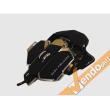 MOUSE USB A FILO LASER GAMING COMPUTER PC GAME 8200 DPI ON FLY 10 TASTI E MACRO