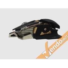 MOUSE USB A FILO LASER GAMING COMPUTER PC GAME 8200 DPI ON FLY 10 TASTI E MACRO