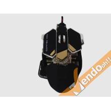 MOUSE USB A FILO LASER GAMING COMPUTER PC GAME 8200 DPI ON FLY 10 TASTI E MACRO